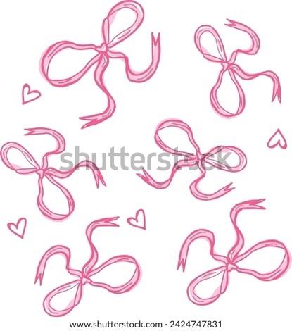
Bow romantic ribbon trending French cheri soft girly pink bows heart print handrawn sketchy valentines girl softgirl Tshirt Graphic Fashion logo Trending Apparel Cute Emblem Slogan
