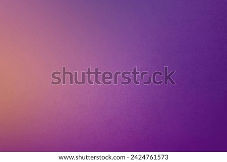 Shade of purple gradation two tone color with airy orange paint on environmental friendly cardboard box blank paper texture background minimal style Royalty-Free Stock Photo #2424761573