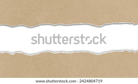 Torn strip of old paper, abstract background, editable background
