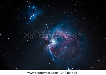 Astrophotograph of the Orion Nebula Royalty-Free Stock Photo #2424846141