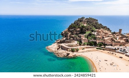 Castle on the Tossa de Mar Beachside