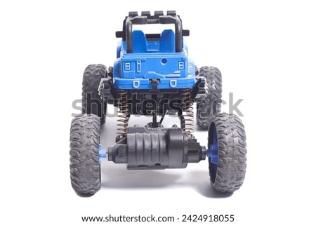 radio-controlled offroad 4x4 toy car.