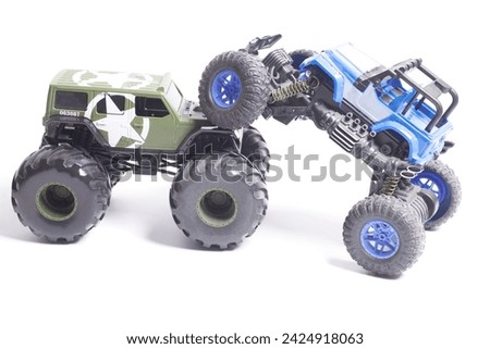 radio-controlled offroad 4x4 police toy cars.