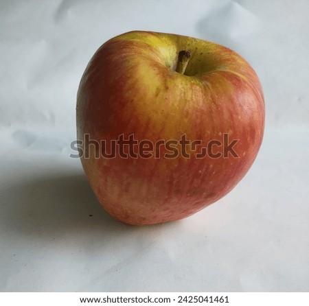 This is an apple picture with white background and  isolated .a perfect background and wallpaper.