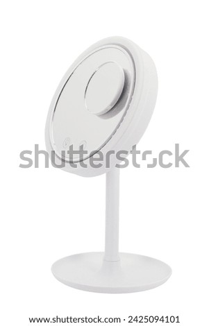 Makeup mirror isolated on white background