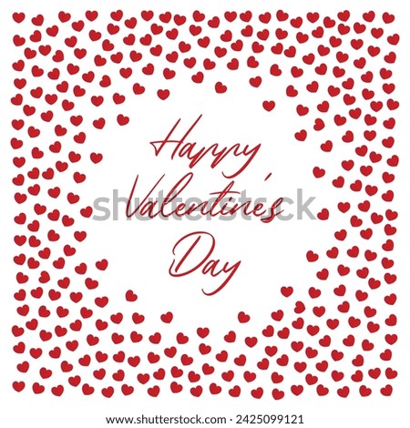 Happy Valentine's Day Card vector illustration