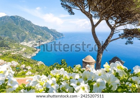 Villa Rufolo, Amalfi Coast, Ravello, Italy.  Royalty-Free Stock Photo #2425207511