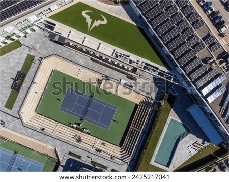 Rafa Nadal Sports Centre, sports complex and museum, Manacor, Mallorca, Balearic Islands, Spain Royalty-Free Stock Photo #2425217041