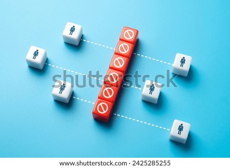 Obstacles to communication and negotiations. Wall of misunderstanding. Bridge gaps, build connections, and foster understanding. Need for clarity, patience, shared commitment to dismantling barriers. Royalty-Free Stock Photo #2425285255