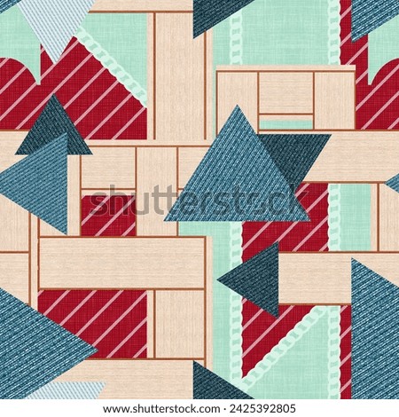 Seamless elegant, geometric pattern. Textile print.
