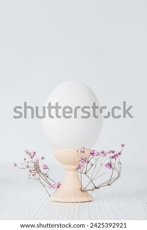 Easter eggs as concept for festive spring card.