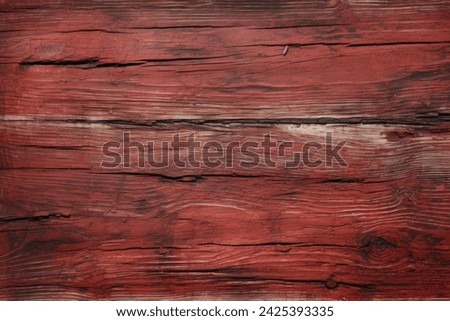 Processed collage of old rustic painted red wood planks texture. Background for banner, backdrop or texture for 3D mapping