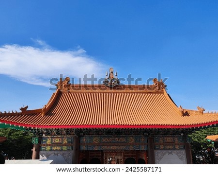 general picture, from the Chinese temple, located in Thailand