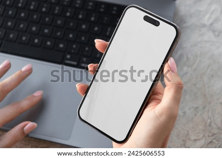 Smartphone Screen display mockup design
