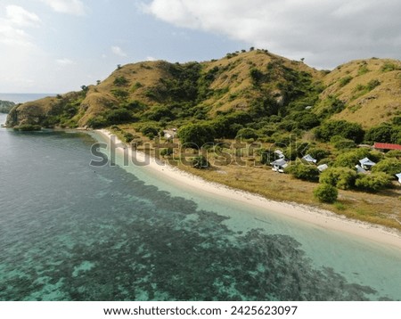 Kanawa Island in Labuan Bajo, West Nusa Tenggara. The island which is located at the westernmost point of Flores Island, is a tourist island hoping to visit in Indonesia.