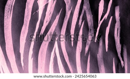 Abstract Design. Gentle Animal Skin Rug. Watercolor Brush Art. Elegant Zebra Print Pattern. Rose Design. Black Black Illustrations Watercolour.