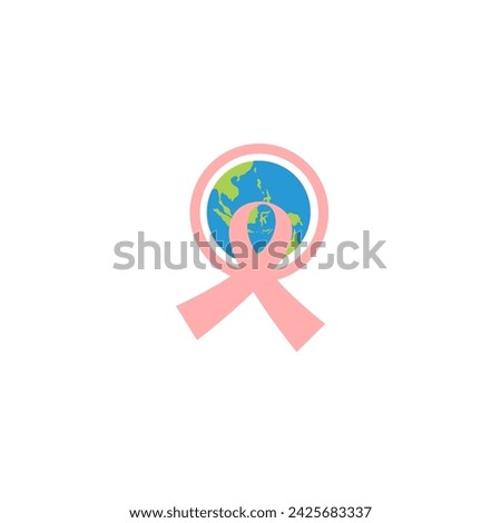 set of cancer surgery icon vector awareness