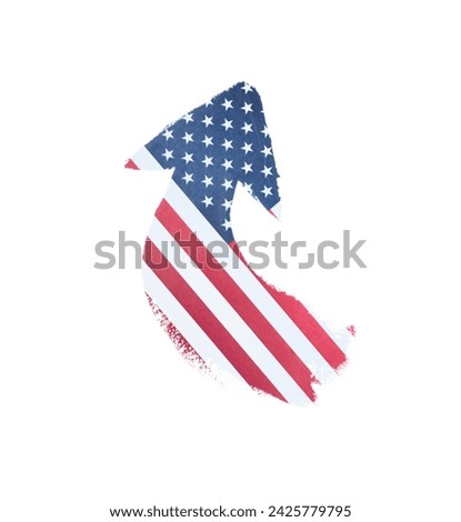 American Flag Arrow icon symbol design Royalty-Free Stock Photo #2425779795