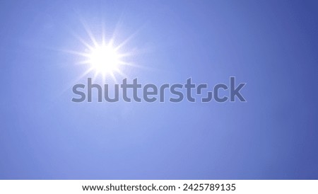 sun sky clouds bright sunlight