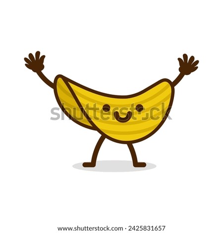 Delicious potato logo template, with funny cartoon character