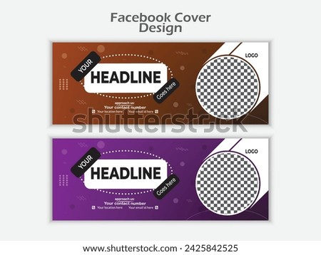 creative Facebook Cover Design Template, Banner Template and Web Banner Template Design for Social Media Post