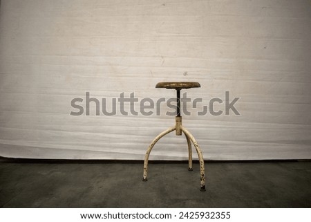 Chair in a photo studio.
