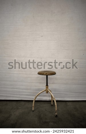 Chair in a photo studio.