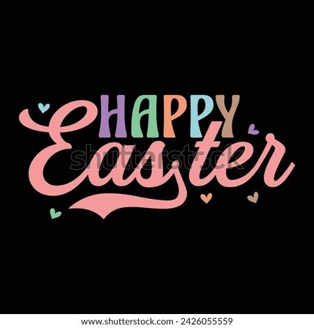 HAPPY EASTER  EASTER DAY T-SHIRT DESIGN ,