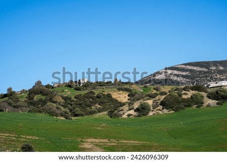 Landscape of northern Tunisia - Sejnene region - Tunisia