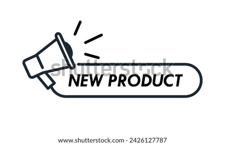 New Product logo design template illustration. Suitable for product label