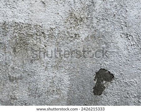 an old white grungy wall with a shabby surface