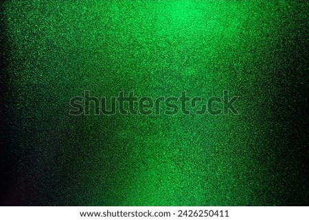 Black dark green orange red brown shiny glitter abstract background with space. Twinkling glow stars effect. Like outer space, night sky, universe. Rusty, rough surface, grain.