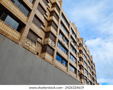 Architectural photography of an apartment complex in Santa Cruz de Tenerife, Canary Islands, Spain