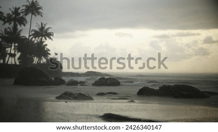 Rainy Beach Images. professional rainy weather, perfect rain beach pictures, Beach. Dark cloudy sky, at the beach on rainy day. fantasy, seaside, rain, evening, castle, brown, painting frame,