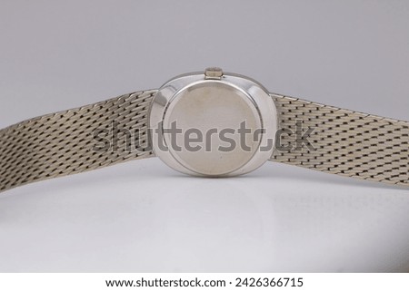 Caseback of a dress watch