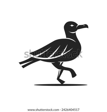 Seagull logo template Isolated. Brand Identity. Icon Abstract Vector graphic Royalty-Free Stock Photo #2426404517