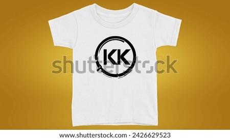 T-Shirt Design Logo K.K Best HD Quality Print Design Use for You