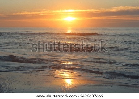 Gulf Shores Coastline at Morning Royalty-Free Stock Photo #2426687669