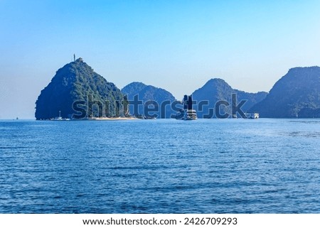 Ti Top Island in Ha Long Bay : Vietnam Royalty-Free Stock Photo #2426709293