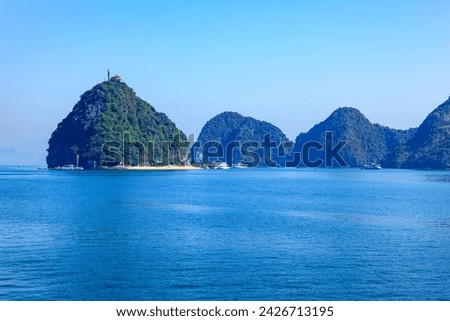 Ti Top Island in Ha Long Bay : Vietnam Royalty-Free Stock Photo #2426713195