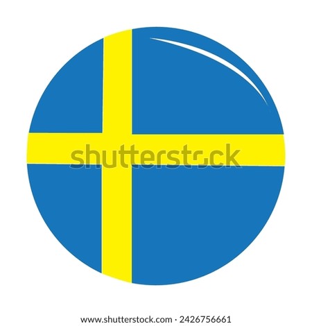 vectors illustration icon for the country of Sweden
symbol design