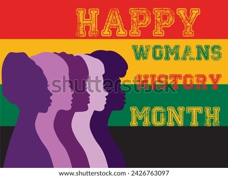 Black history month celebrate. vector illustration design graphic Black history month. Flat vector illustration template for background, banner, card, poster people