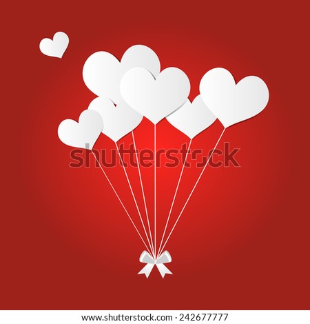 Valentines Day Heart Balloons