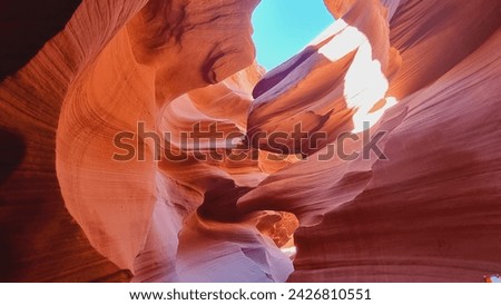 lower antelope canyon in the morning
