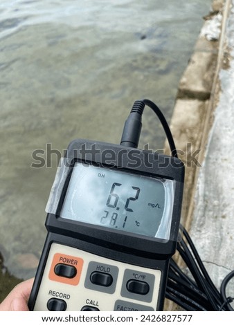DO meter to measure dissolved oxygen levels in waters