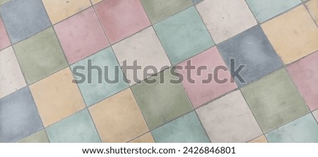 Multi colour Tile for Flooring