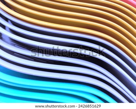 multicolor winding lines abstract background