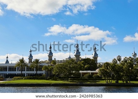 University of Tampa, views of its domes and towers.
