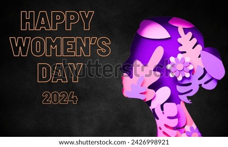 Celebrate International Women's Day with trendy illustrations of diverse women, promoting unity, equality, and empowerment. Beautifully designed cards and posters capture the spirit of the day
