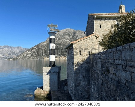 Montenegro Fort Verige sea Boca Kotor Bay Perast Church of Our Lady of Angels moss stones bricks nature 